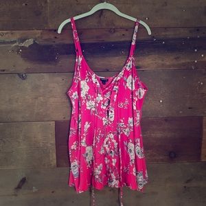 Torrid 2x pink floral top